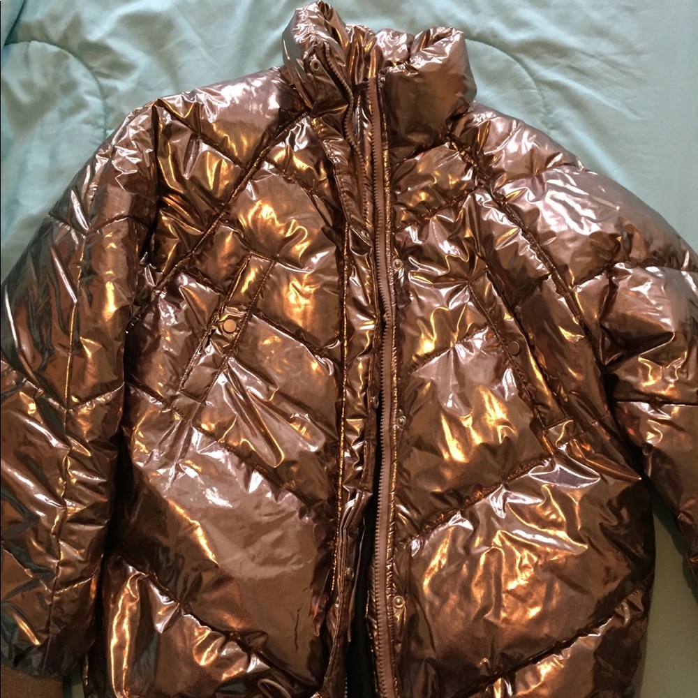 A puffer coat